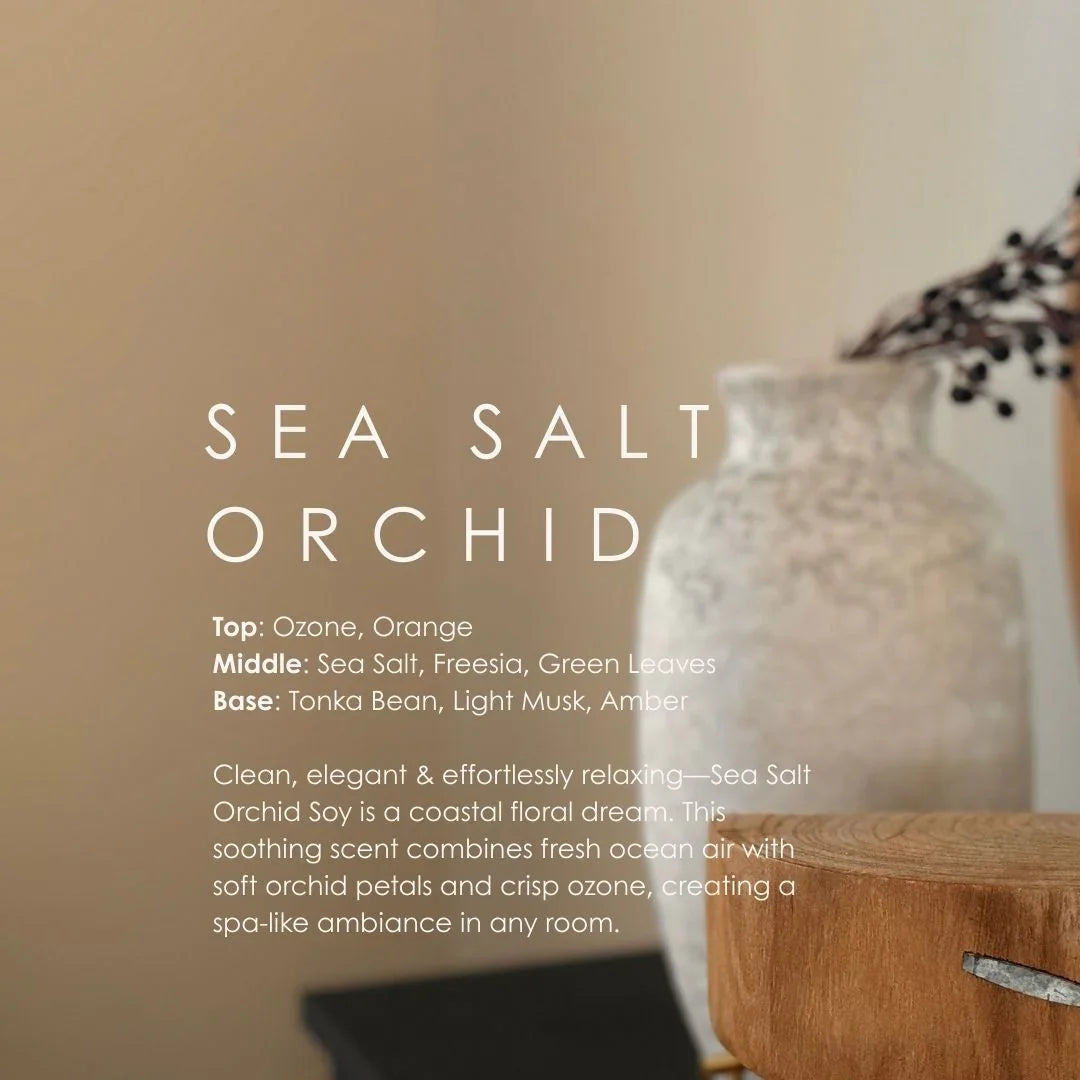Sea Salt Orchid Reed Diffuser Grand Candles LLC