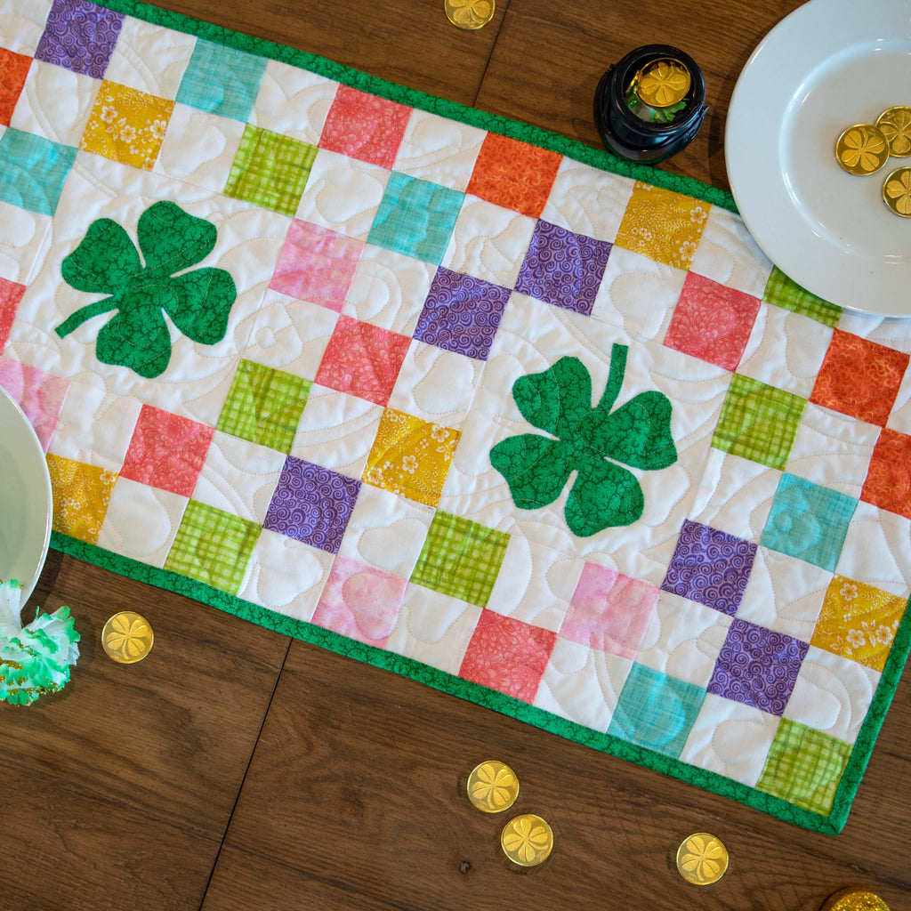 Seasonal Quilted Table Runner Kit Bundle - Winter/Spring Block Party Quilt Co