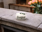 Secret Garden, Premium Coconut-soy Wax Tea Light Crystal Candle, 1oz, side view - House Of Avana