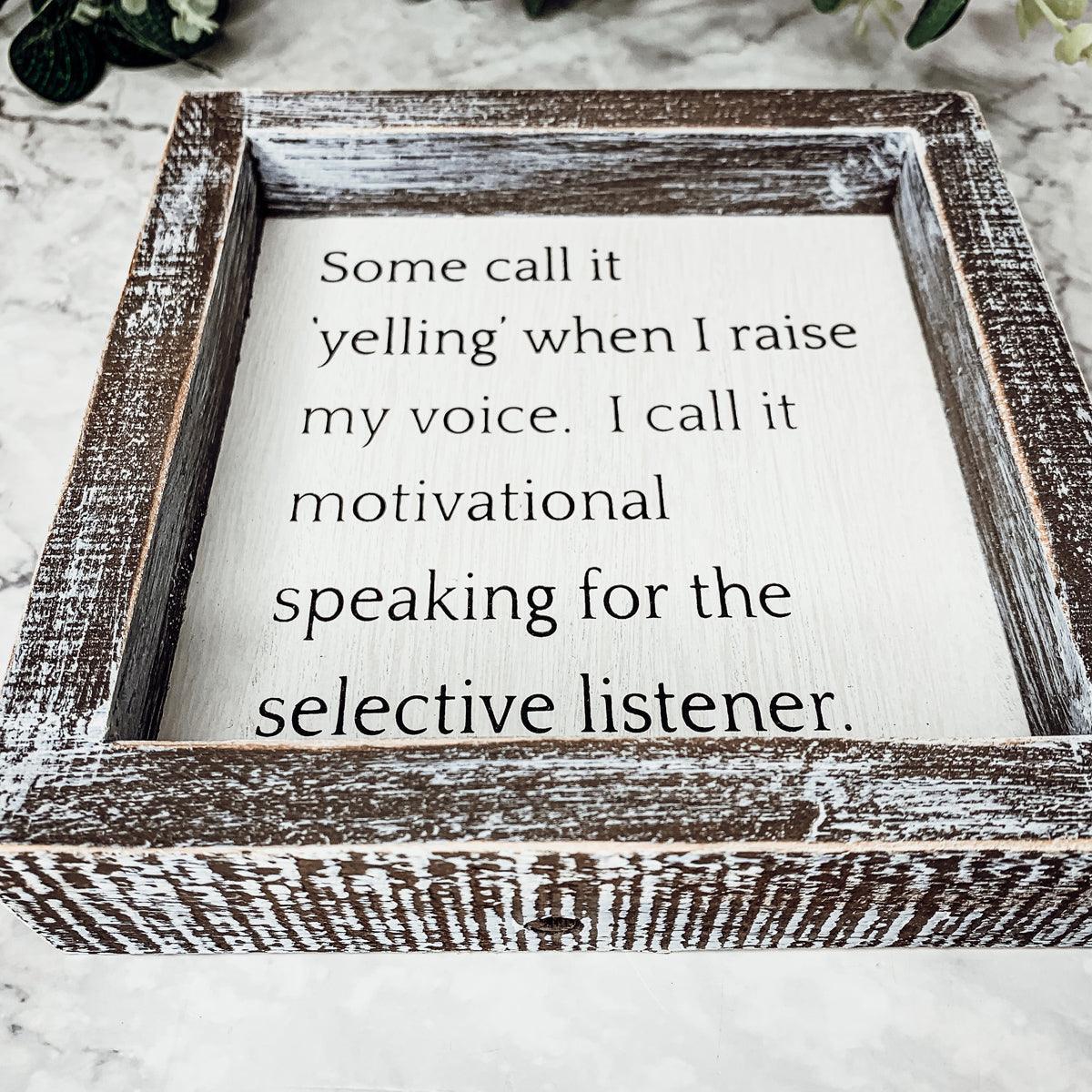 Selective Listener 6" Gia Roma