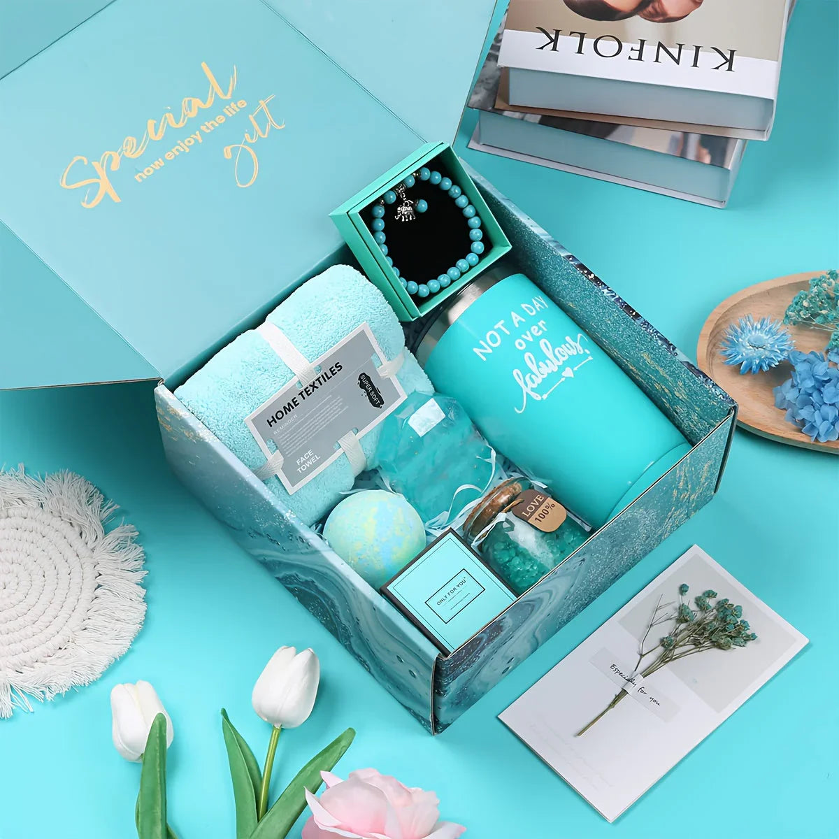 Unique Box Packs Self Care Gifts Relaxing Spa Set Basket For Her Birthday, Mother'S Day, Valentine'S Day House Of Avana