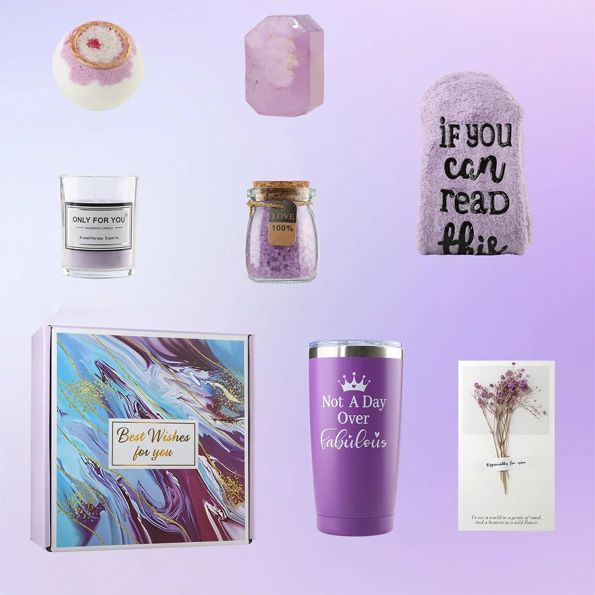 Unique Box Packs Self Care Gifts Relaxing Spa Set Basket For Her Birthday, Mother'S Day, Valentine'S Day House Of Avana