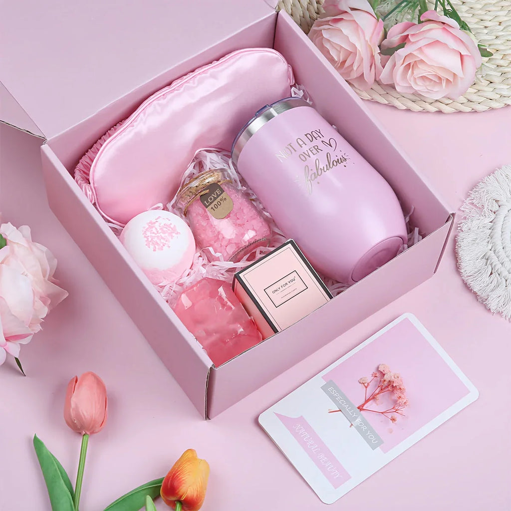 Unique Box Packs Self Care Gifts Relaxing Spa Set Basket For Her Birthday, Mother'S Day, Valentine'S Day House Of Avana
