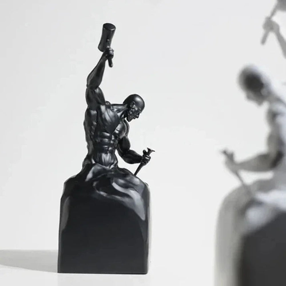 Self-Sculpting Self-Made Character Statue - House Of Avana