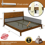 Serenity Solid Wood Bed Frame