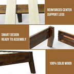 Serenity Solid Wood Bed Frame