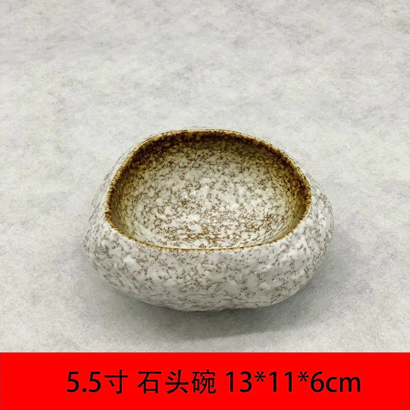 Ceramic Stone Style Serving Bowl - House Of Avana [[SKU:HOA-PNT-408]]