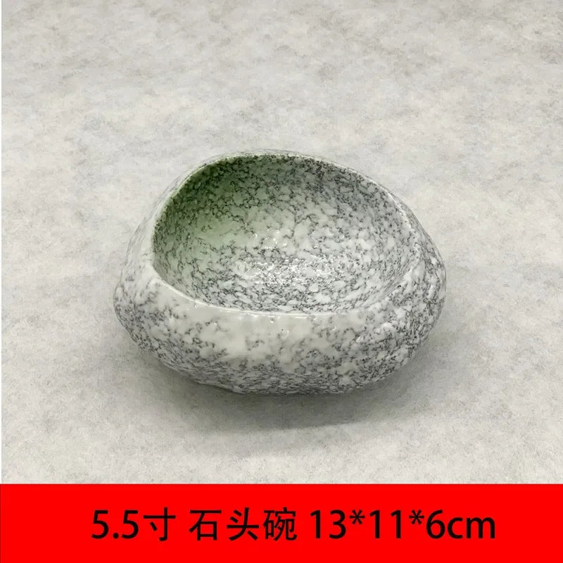 Ceramic Stone Style Serving Bowl - House Of Avana [[SKU:HOA-PNT-408]]