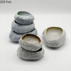 Ceramic Stone Style Serving Bowl - House Of Avana [[SKU:HOA-PNT-408]]