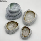Ceramic Stone Style Serving Bowl - House Of Avana [[SKU:HOA-PNT-408]]