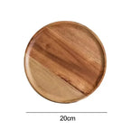 Serving Platter - Eco-Friendly Wood Round