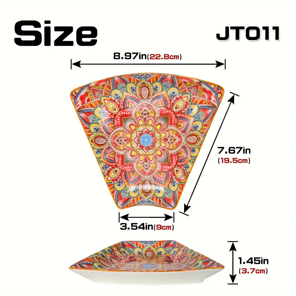 Serving Platter - Lacquered Ceramic Tiered