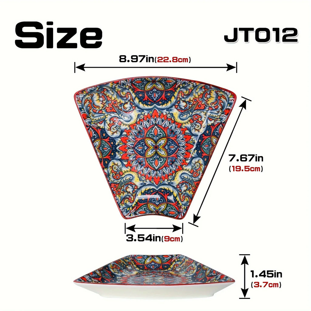 Serving Platter - Lacquered Ceramic Tiered