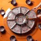 Serving Platter - Lacquered Ceramic Tiered