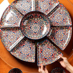 Serving Platter - Lacquered Ceramic Tiered