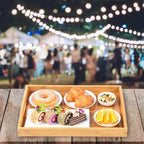 Serving Tray - Bamboo Wooden Rectangular