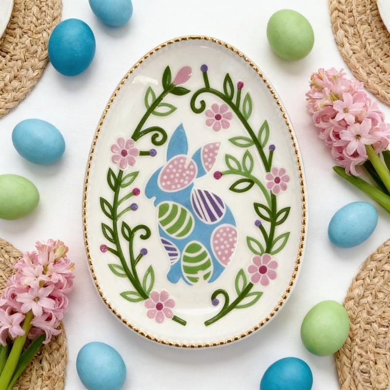 Serving Tray - Decorative Ceramic Small