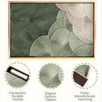 Elegant Serving Tray - Heat-resistant Up to Dining/table Protection, Green & White Layered Floral... - House Of Avana