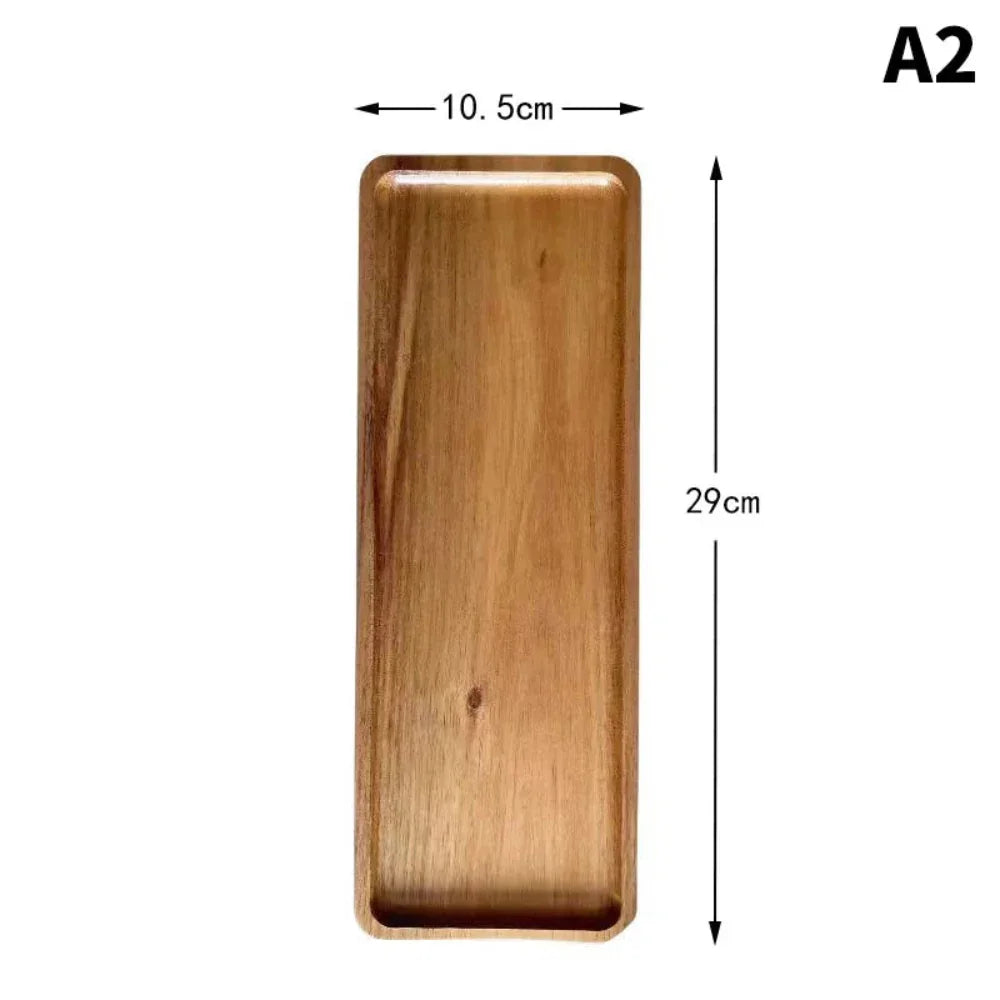 Oval Wooden Serving Tray Platter - House Of Avana [[SKU:HOA-PNT-409]]