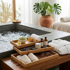 Serving Tray - Organizer White Bathroom