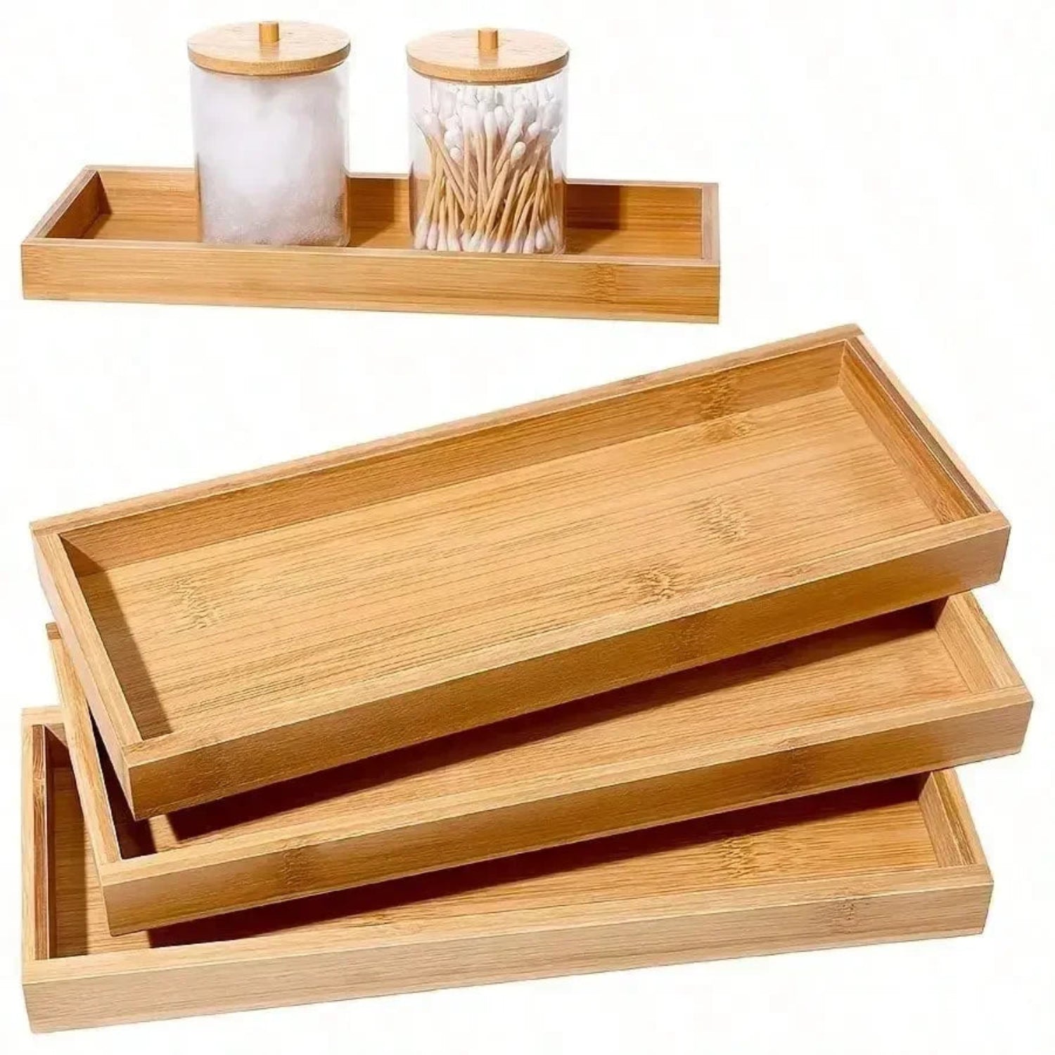 Serving Tray - Organizer White Bathroom