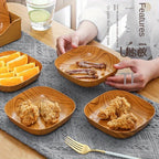 Serving Tray - Washable Plastic Striped