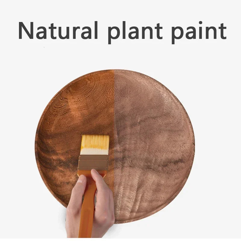 Serving Tray - Wooden Acacia Round, lifestyle image - House Of Avana [[SKU:HOA-KAC-403]]