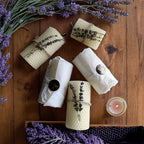 Set of 2 Lavender Scented Beeswax Candles - Perfect Gift Box for Couples, Seasonal Events, Spiritual Use, Home Decoration, Holiday Present | Romantic Gift Box | Fragrant Candle House Of Avana [[SKU:HOA-CAN-407]]