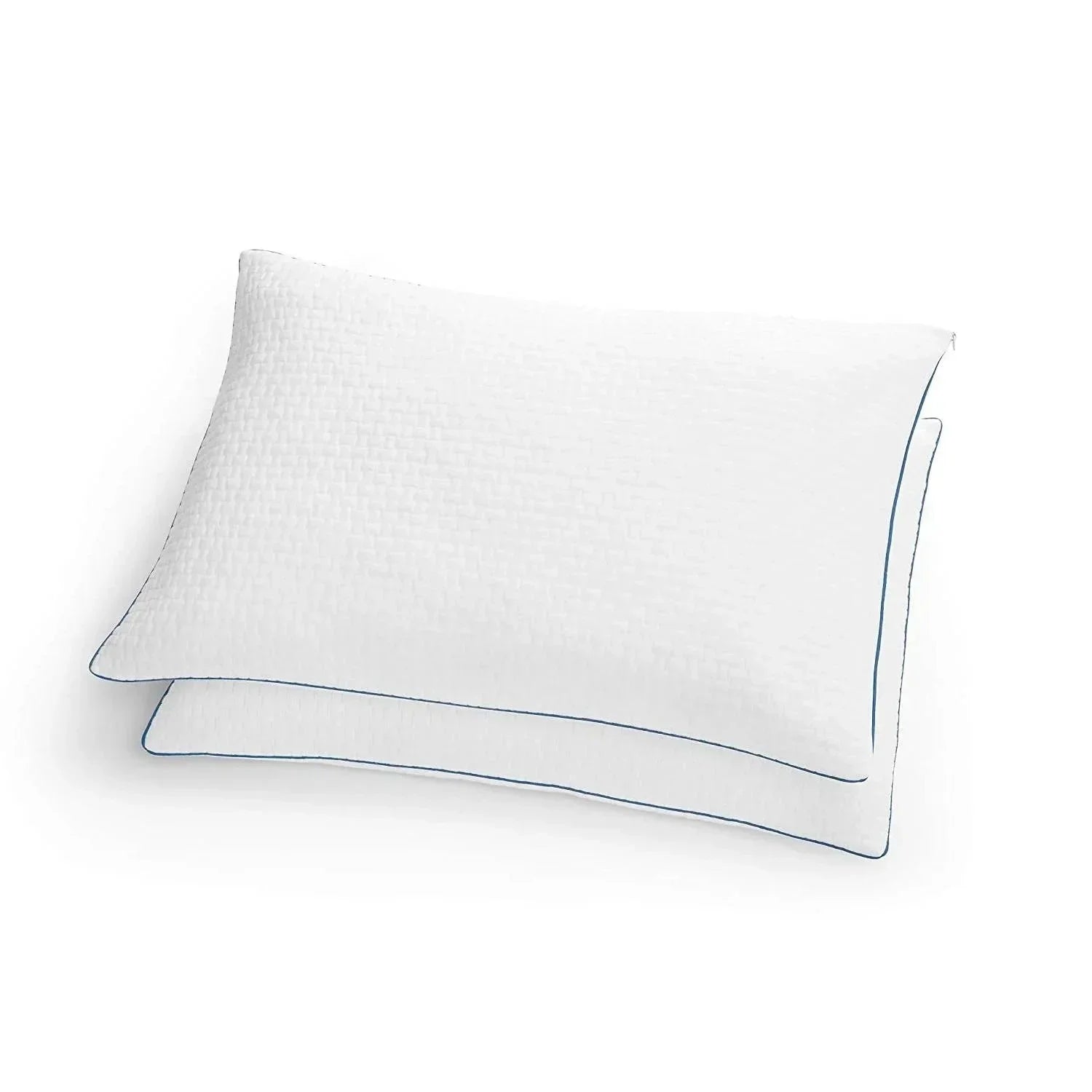 Set of 2 Queen size Memory Foam Pillow with Removable Machine Washable Cover