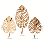 3 Wooden Calathea Wall Decorations, Perfect for Living Room And Bedroom Walls, Ideal Halloween And Christmas Gifts for Friends, Seasonal Decor, Handmade Wall Art, Lightweight Decor, Decorative Plaques, Hanging Decor, Plant Lo House Of Avana