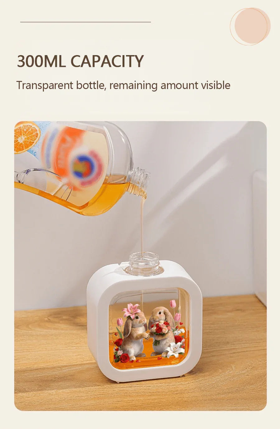 Shampoo Dispenser - Refillable Ceramic
