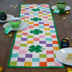 Shamrocks Rainbow Table Runner Precut Quilt Kit Block Party Quilt Co