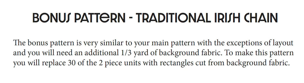 Shamrocks Table Runner Pattern