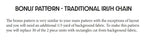 Shamrocks Table Runner Pattern