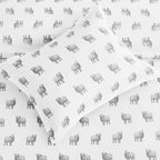 Sheep Printed Duvet Set Mélange Home