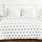 Sheep Printed Duvet Set Mélange Home