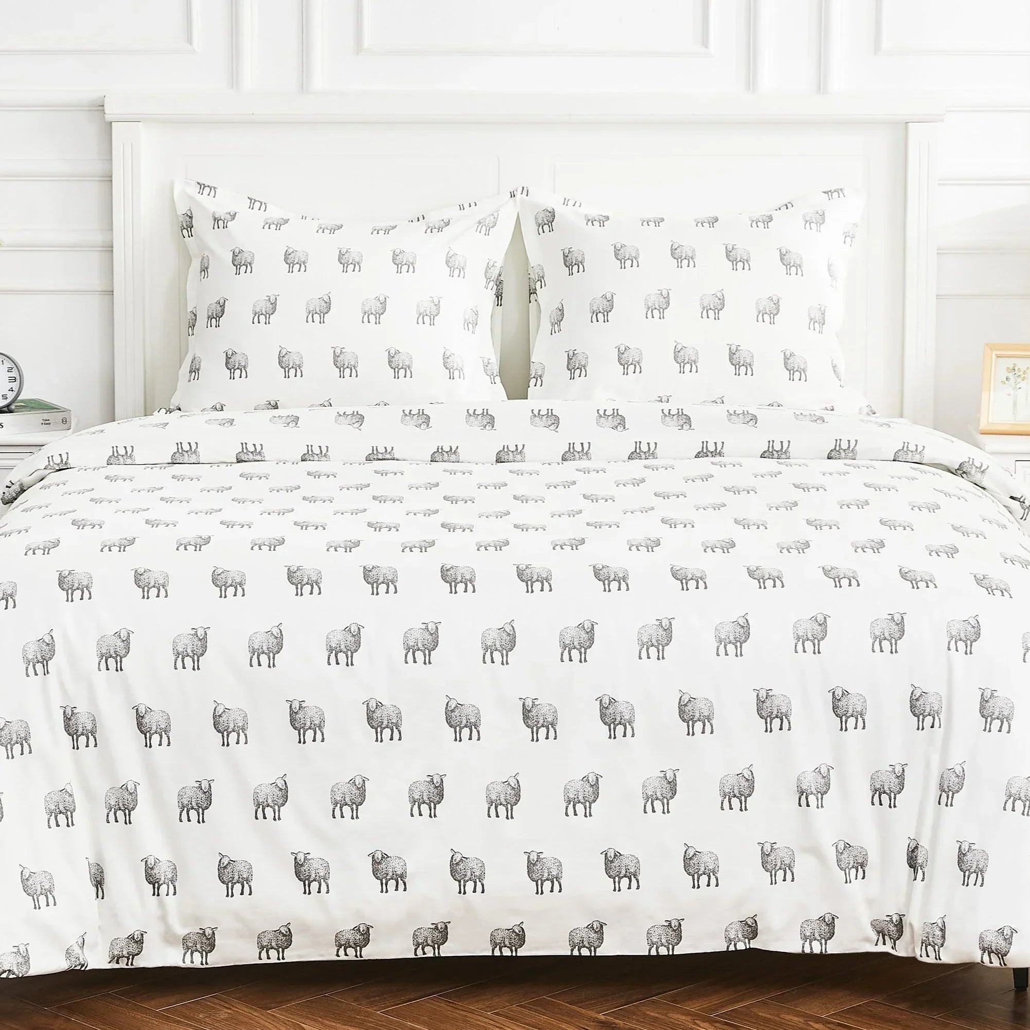 Sheep Printed Duvet Set Mélange Home