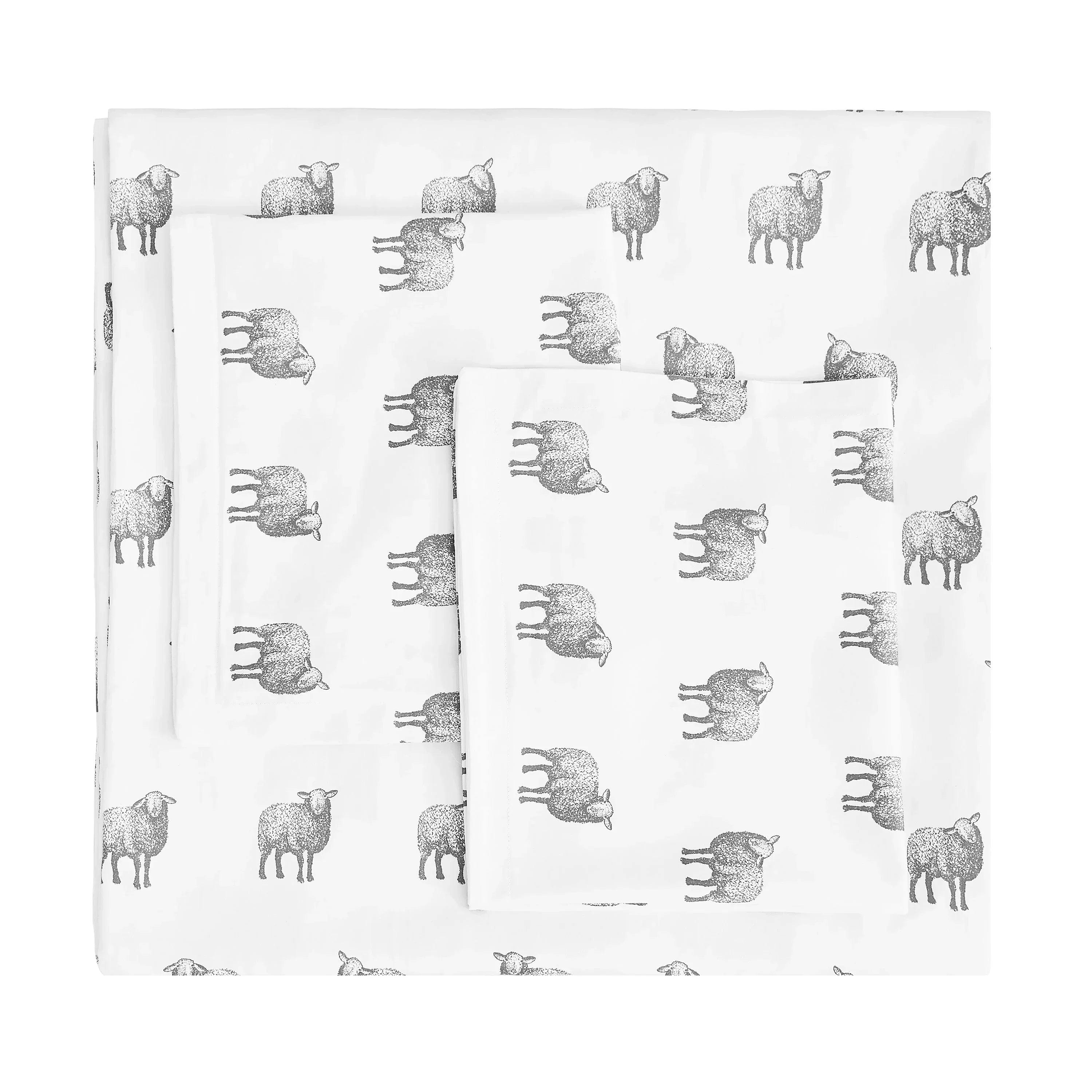 Sheep Printed Duvet Set Mélange Home