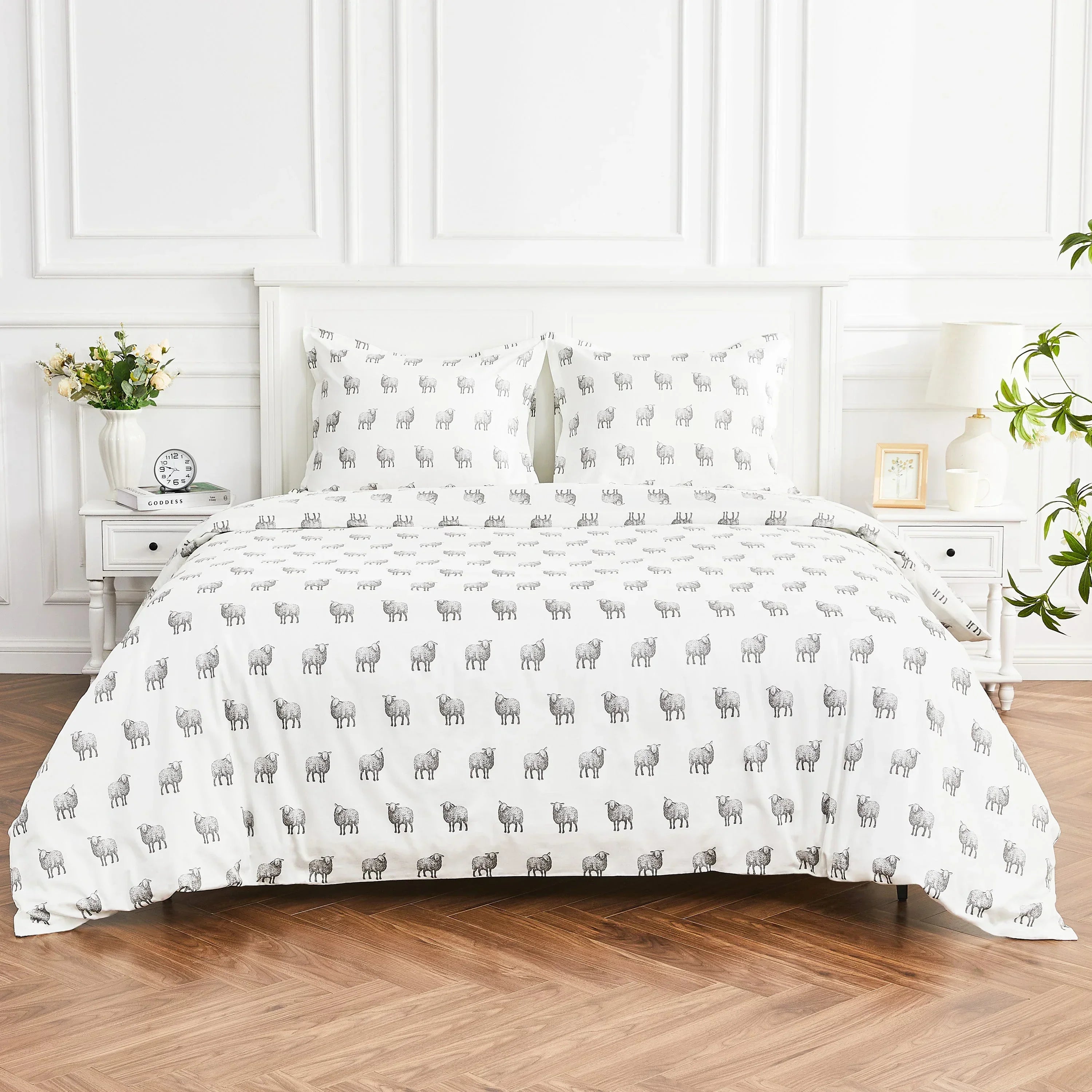 Sheep Printed Duvet Set Mélange Home