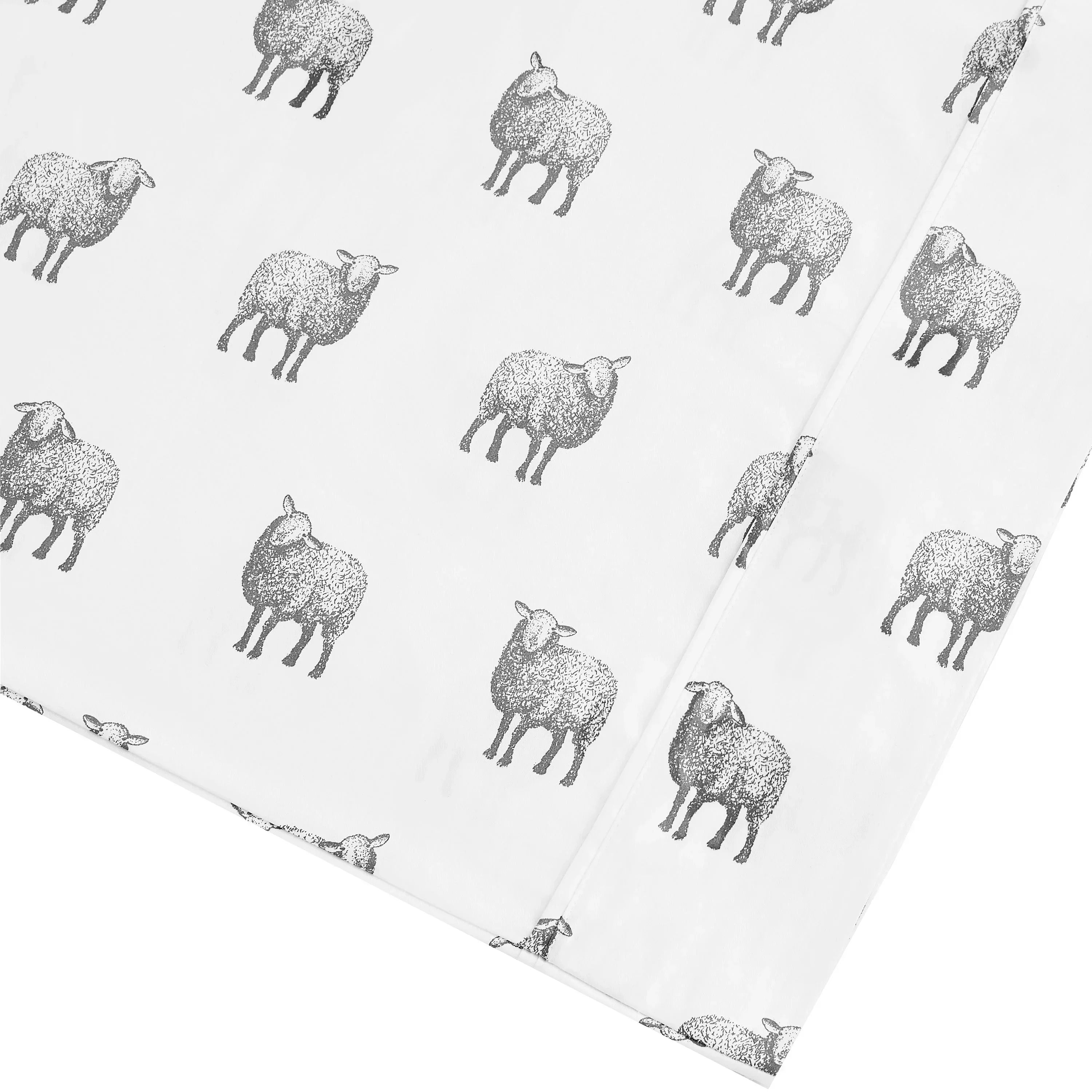 Sheep Printed Sheet Set Mélange Home