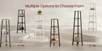 5-tier Corner Shelf, Wood & Metal Frame - House Of Avana
