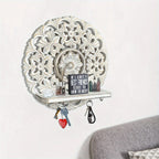 Shelf - Rustic Whitewashed Wood Wall, product packaging - House Of Avana