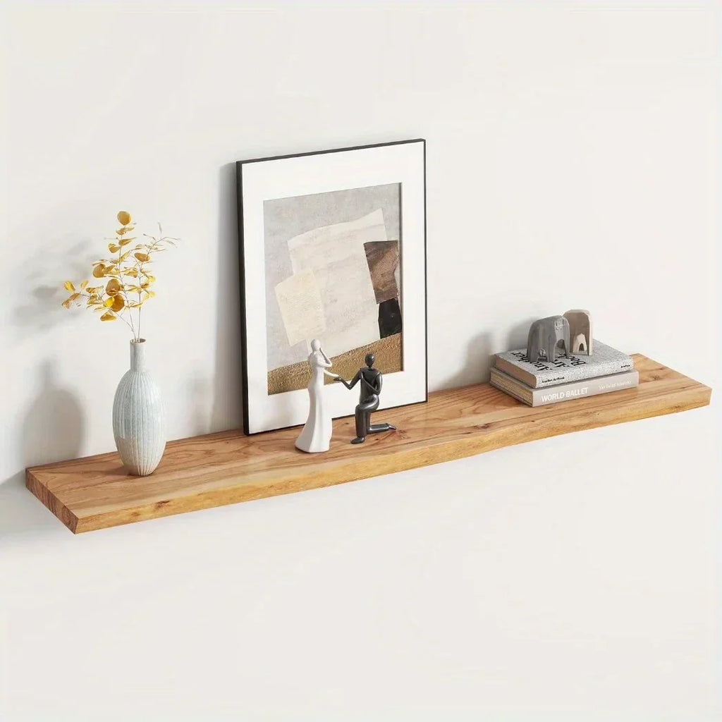 Shelves - Floating Natural Wood