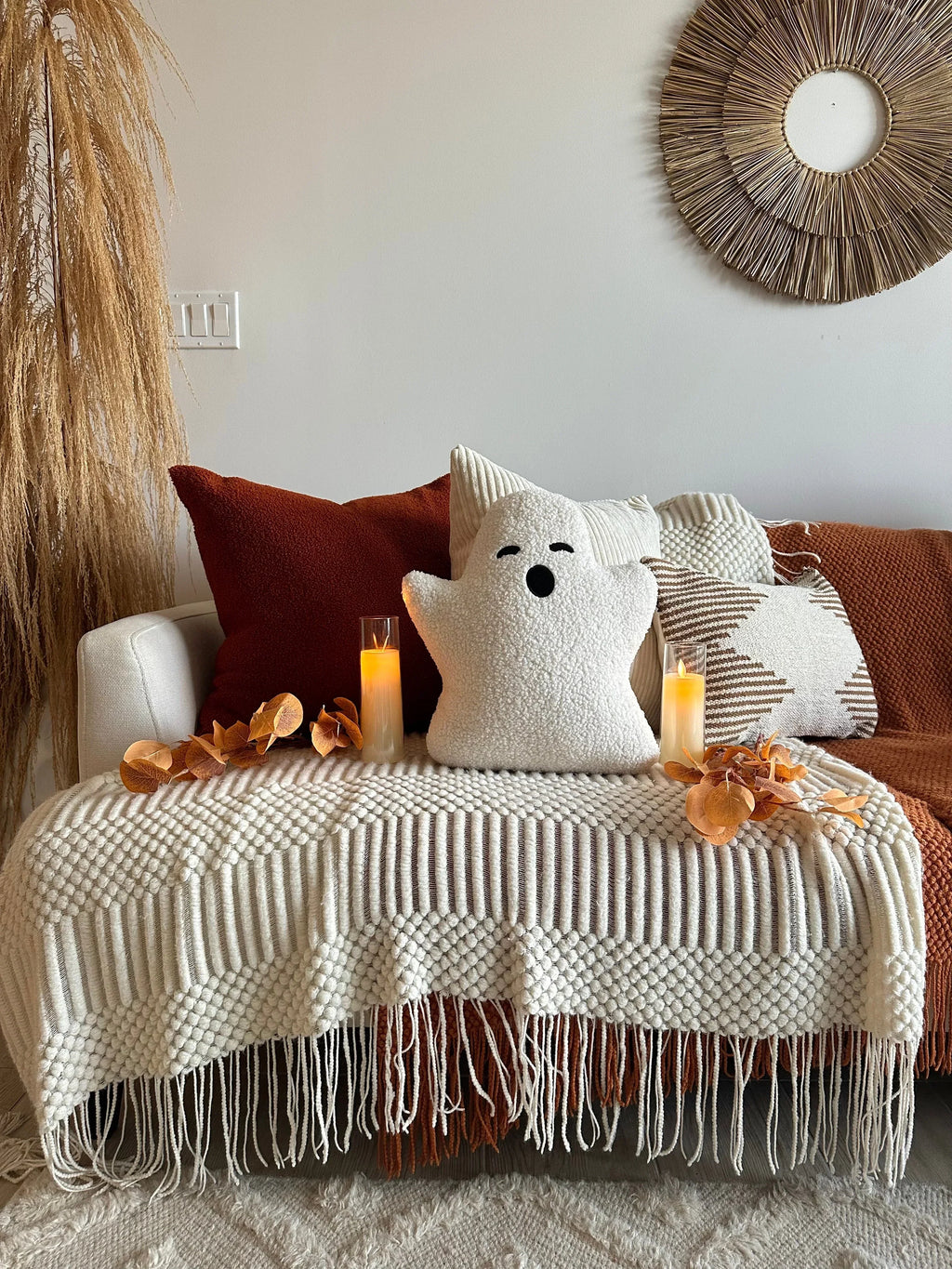 Sherpa Ghost Pillow Busa Designs