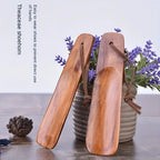 Elegant Walnut Wooden Shoe Horn with Long Handle - Easy to Use, Comfortable Shoe Remover for Home and... - House Of Avana