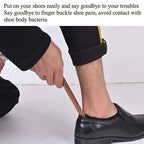 Elegant Walnut Wooden Shoe Horn with Long Handle - Easy to Use, Comfortable Shoe Remover for Home and... - House Of Avana