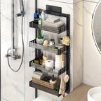 4-tier Shower Caddy - Over-the-door & Wall-mountable Organizer with Hooks, Dual-use (adjustable Height... - House Of Avana [[SKU:HOA-BST-001]]