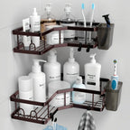 2-pack Corner Shower Stainless Steel Organizer - House Of Avana