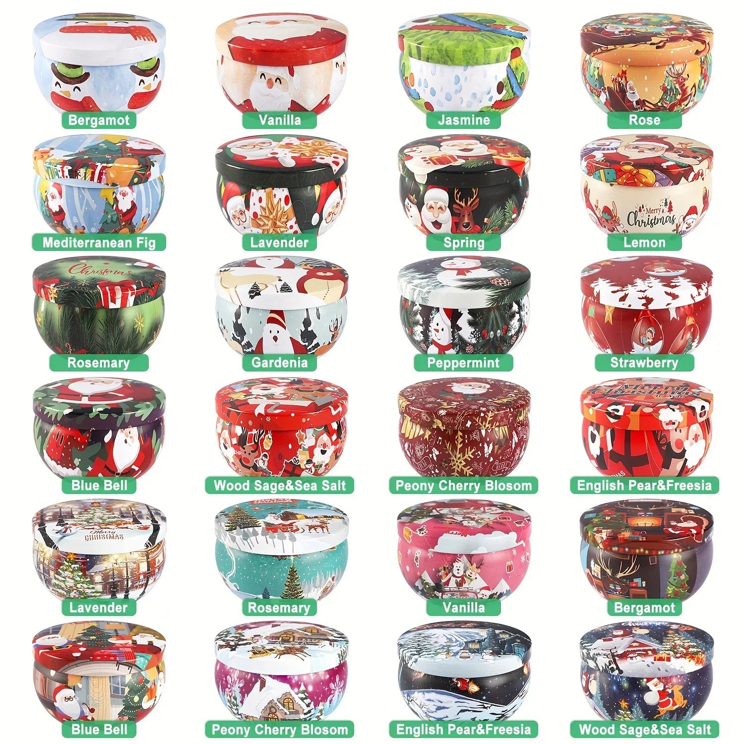 Siberian Fir Scented Soy Wax Candles for Christmas - House Of Avana