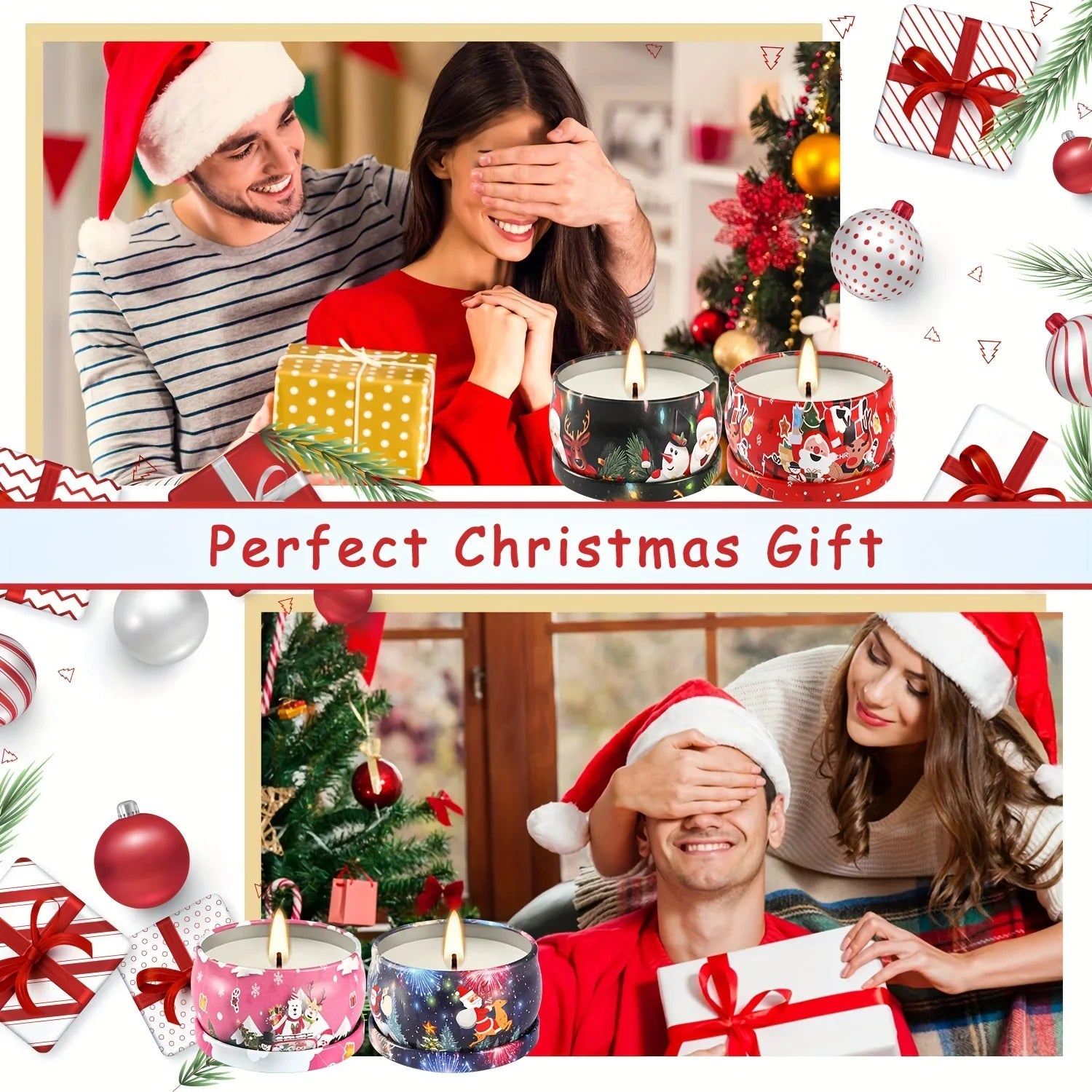 Siberian Fir Scented Soy Wax Candles for Christmas - House Of Avana